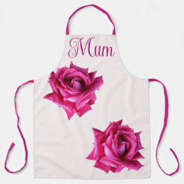 Happy Mother Day hübsche heiß rosa Rose Blumenspas Schürze
