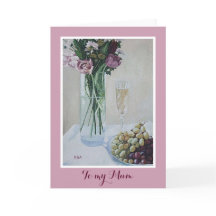 Happy Mother Day hübsche rosa, blühende Kunst