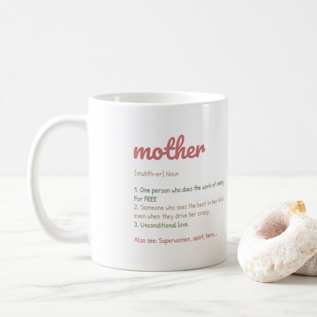 Happy Mother Day Kaffeetasse (Mit Donut)