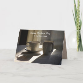 Happy Mother Day Lieber Freund Kaffee Cups Karte