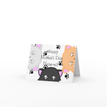 Happy Mother Day Meow-ma Card