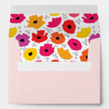 Happy Mother Day Modern Blush Pink Poppy Blues