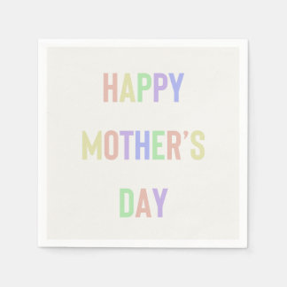 Happy Mother Day Napkin Serviette