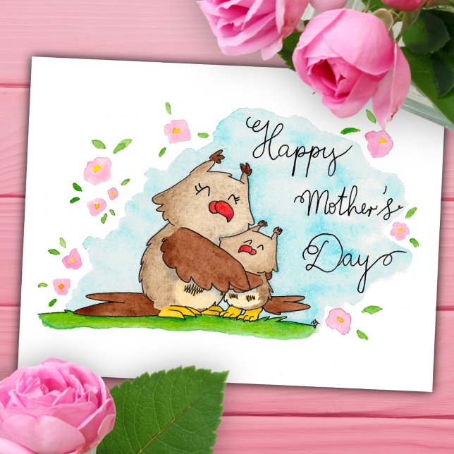 Happy Mother Day Postcard von Nicole Janes Postkarte (Von Creator hochgeladen)