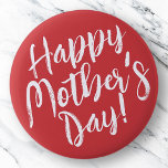 Happy Mother Day Simple Modern Typografy Button<br><div class="desc">Dieses einfache und moderne Design besteht aus handgeschriebenen Schriftart-Typografie.</div>