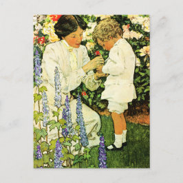 Happy Mother Day Vintag Art Postkarten