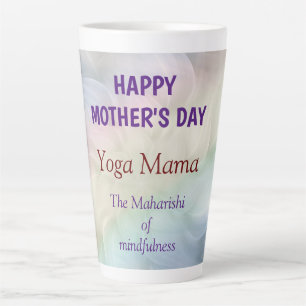 Happy Mother Day Yoga Mama Design Milchtasse
