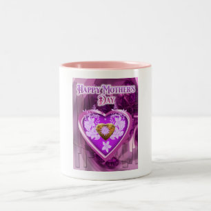 Happy Mother Day Zweifarbige Tasse