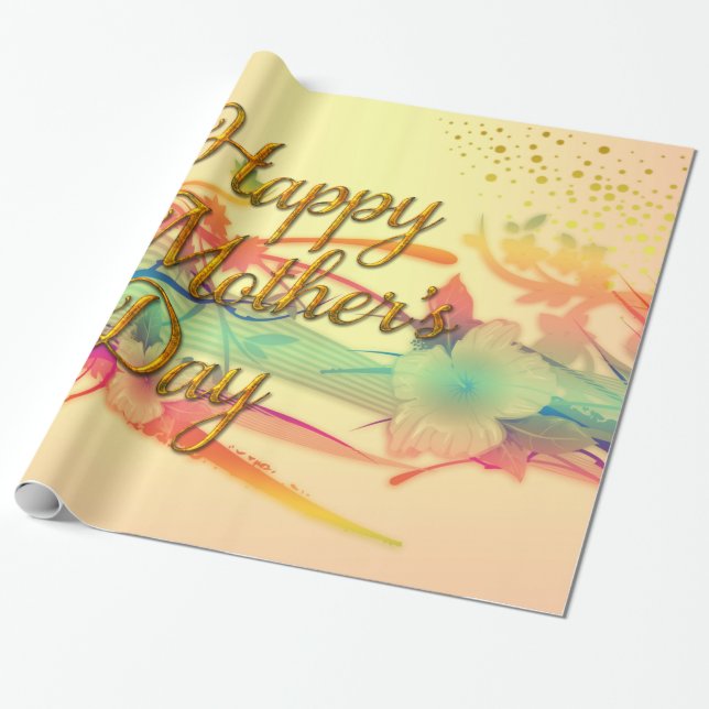 Happy Mother’s Day 13 Geschenkpapier (Ungerollt)