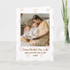 Happy Mother’s Day Custom Photo Greeting Card Karte