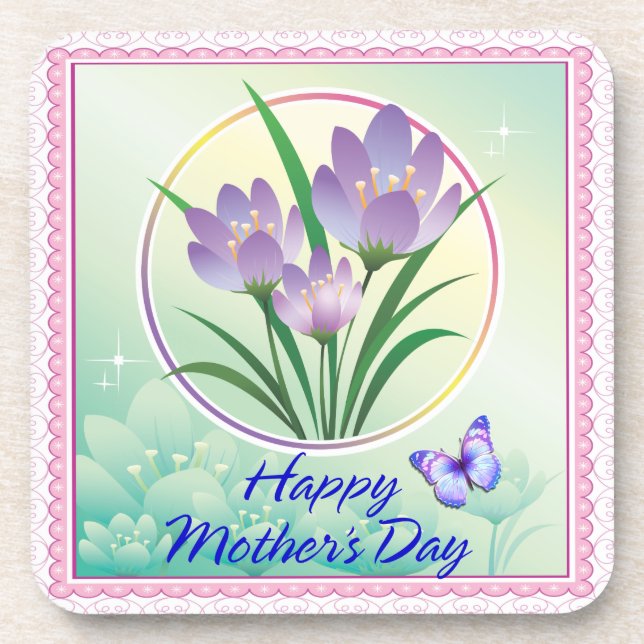 Happy Mother's Day 2 Untersetzer (Vorderseite)
