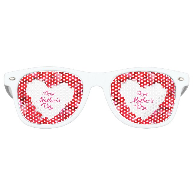Happy Mother's Day Adult Party Shades Partybrille (Vorderseite)