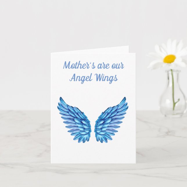 Happy Mother's Day Angel Wings Karte (Kleine Pflanze)