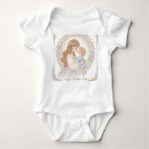 Happy Mother's Day Baby Bodysuit - Zender Liebe De