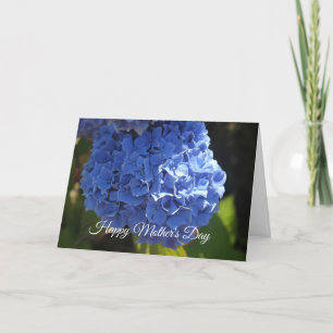 Happy Mother's Day Blue Hibiskus Card Karte