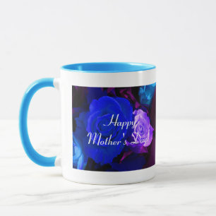 Happy Mother's Day Blue Lila Rose V Tasse