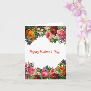 Happy Mother's Day Blume Bouquet Karte