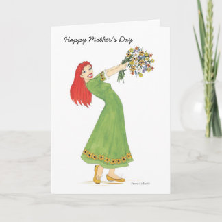 Happy Mother's Day Bouquet der Blume Karte