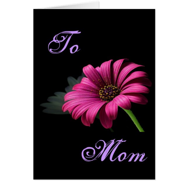 Happy Mother's Day Bright Pink Daisy I (Vorne)