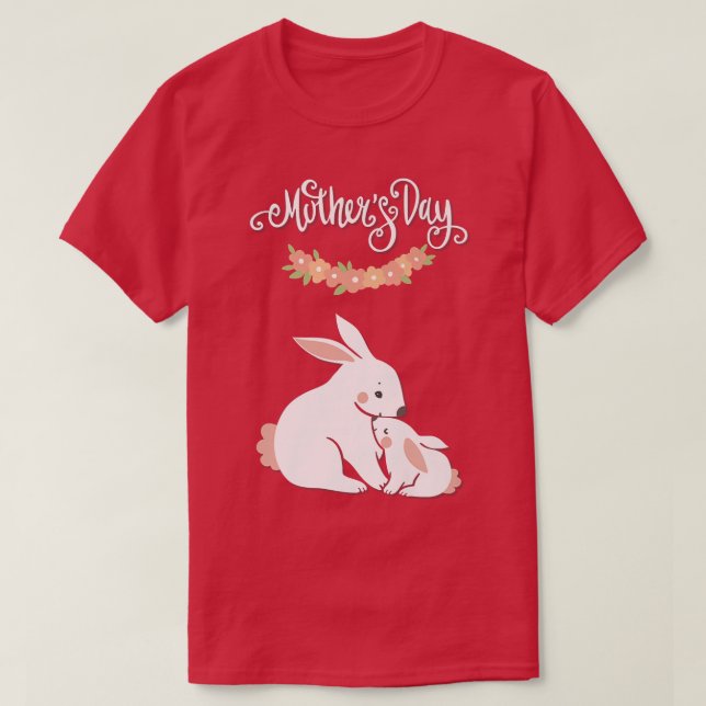 Happy Mother's Day Bunny Tee  (Design vorne)