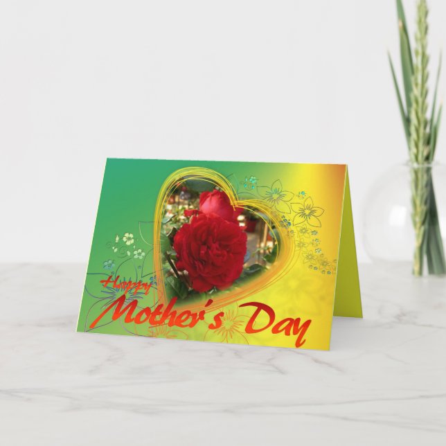 Happy Mother's Day Card Karte (Vorderseite)