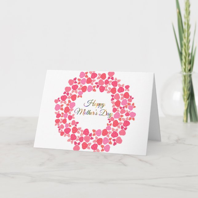 Happy Mothers day card Karte (Vorderseite)