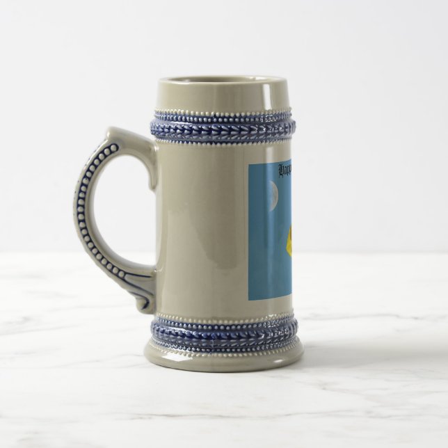 Happy Mother's Day Daffodils BlumenMug Bierglas (Links)