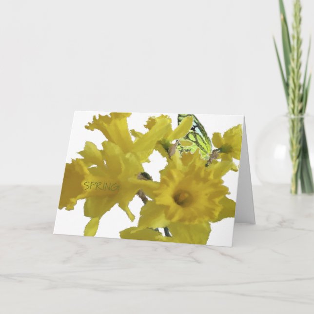 Happy Mother's Day Daffodils Karte (Vorderseite)