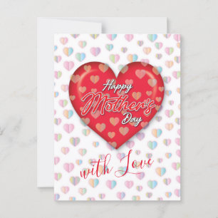 Happy Mothers Day Design Postkarte
