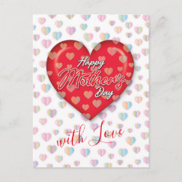 Happy Mothers Day Design Postkarte