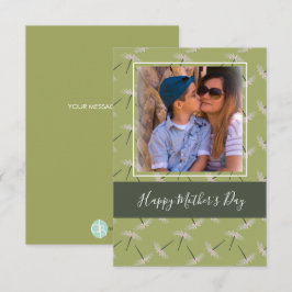 Happy Mother's Day Ditsy Florals Green Card Karte