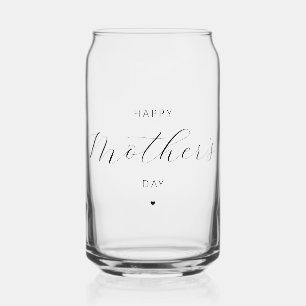 Happy Mother's Day Elegante Script Typografie Dosenglas