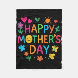 Happy Mothers Day For Toddler Baby Kids Saying For Fleecedecke