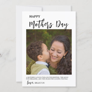 Happy Mother's Day Foto Feiertagskarte