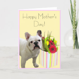 Happy Mother's Day French Bulldog greeting card Karte