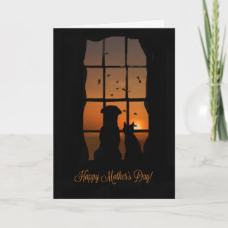 Happy Mother's Day from Dog and Cat Karte