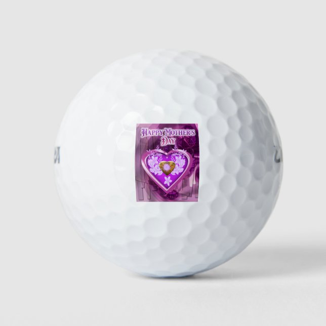 Happy Mothers Day Gift Golfball (Vorderseite)