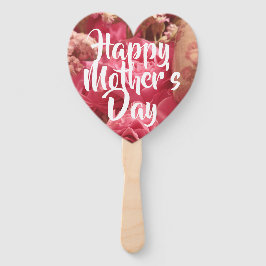 Happy Mother's Day Heart Rose Fächer