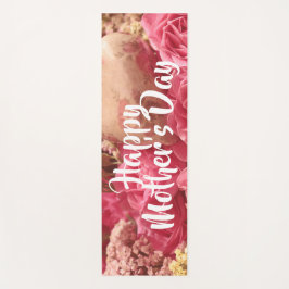 Happy Mother's Day Heart Rose Yogamatte