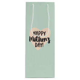 Happy Mother's Day Heart Wine Gift Bag Geschenktüte Für Weinflaschen