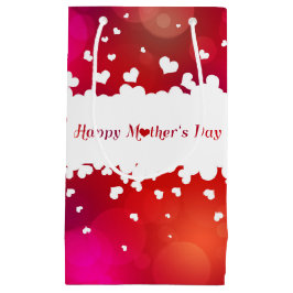Happy Mother's Day Hearts Kleine Geschenktüte