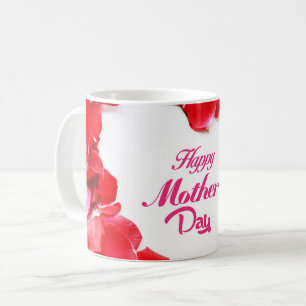 Happy Mother's Day - Herz geformt Rose Petals Tasse