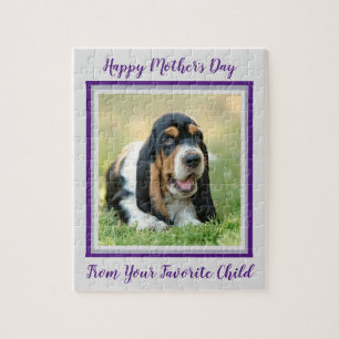 Happy Mothers Day Hund - Cut Favorite Pet Foto Puzzle