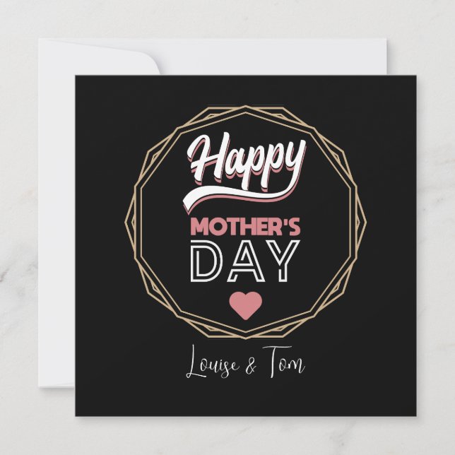 Happy Mother's Day Karte (Vorderseite)