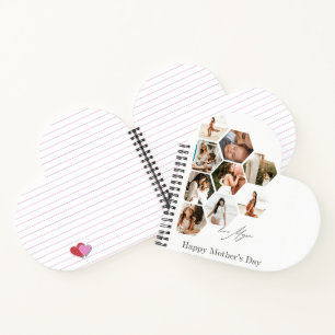 Happy Mother's Day Liebe Spiral Notebook Notizbuch