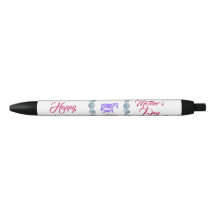 Happy Mother's Day Mama Baby Zebra Floral Border