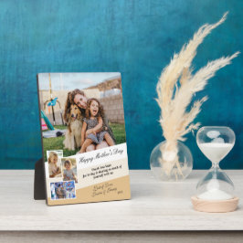 Happy Mothers Day Modern Foto Collage Display Fotoplatte