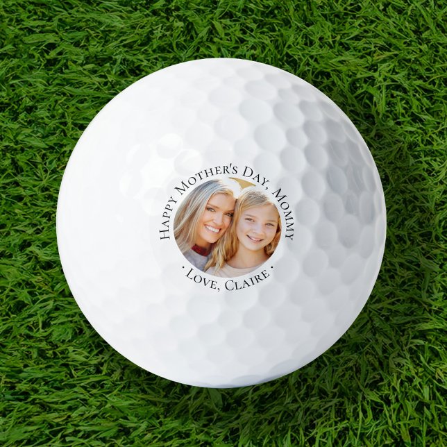 Happy Mother's Day Mommy Foto Golf Balls Golfball (Von Creator hochgeladen)