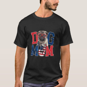 Happy Mother's Day Mops Hunde Mama Hund Mutter 1 T-Shirt