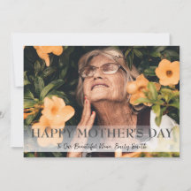 Happy Mothers Day, Nana, Oma simple Foto